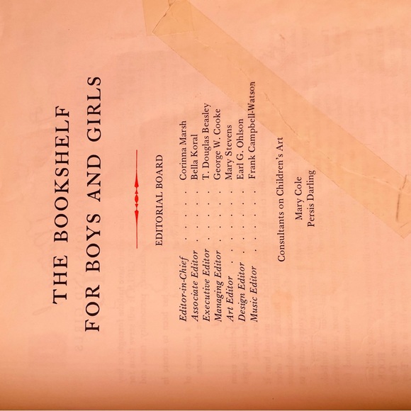 Vintage The Bookshelf for Boys & Girls #1 Nursery Rhymes Folk & Fairy Tales book - Picture 8 of 8